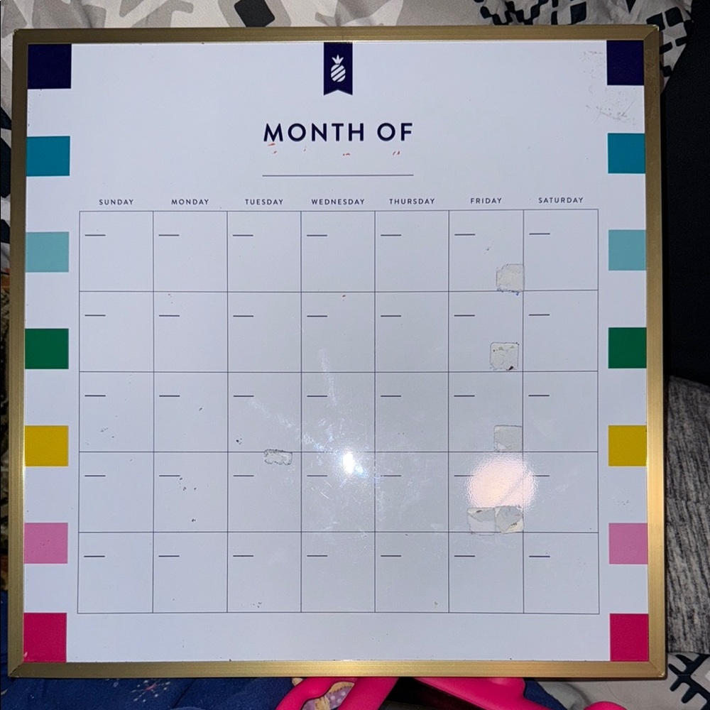 Monthly calendar